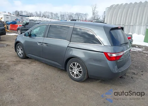 2011 Honda Odyssey Ex-L из США, поврежденный, VIN 5FNRL5H60BB050406